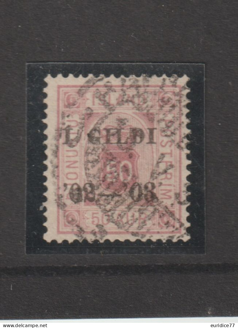 Islande 1902 - Yvert Timbre De Service Yvert 16 Oblitere - Gebraucht