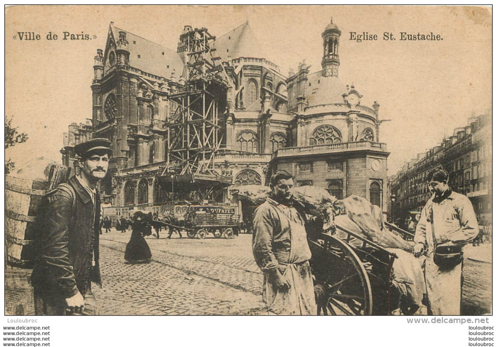 PARIS 1ER EGLISE SAINT EUSTACHE VILLE DE PARIS EDITION RAPHAEL TUCK - Paris (01)