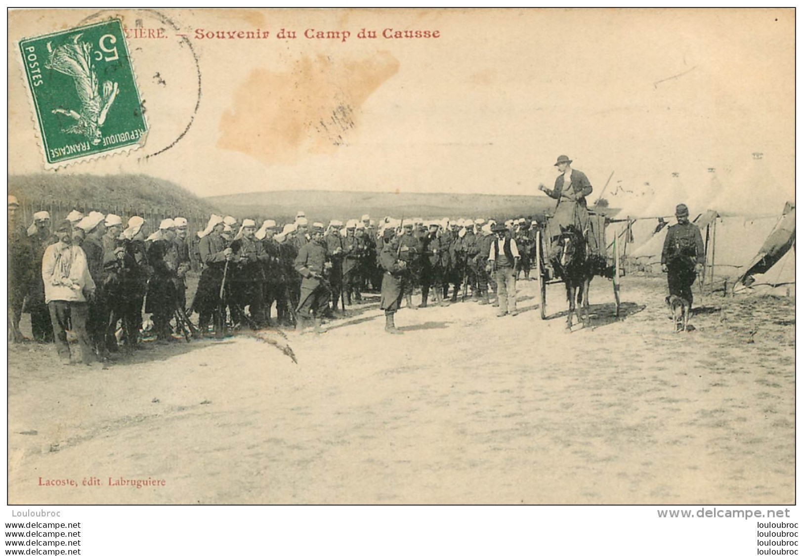 LABRUGUIERE  SOUVENIR DU CAMP DU CAUSSE  EDITION LACOSTE - Labruguière