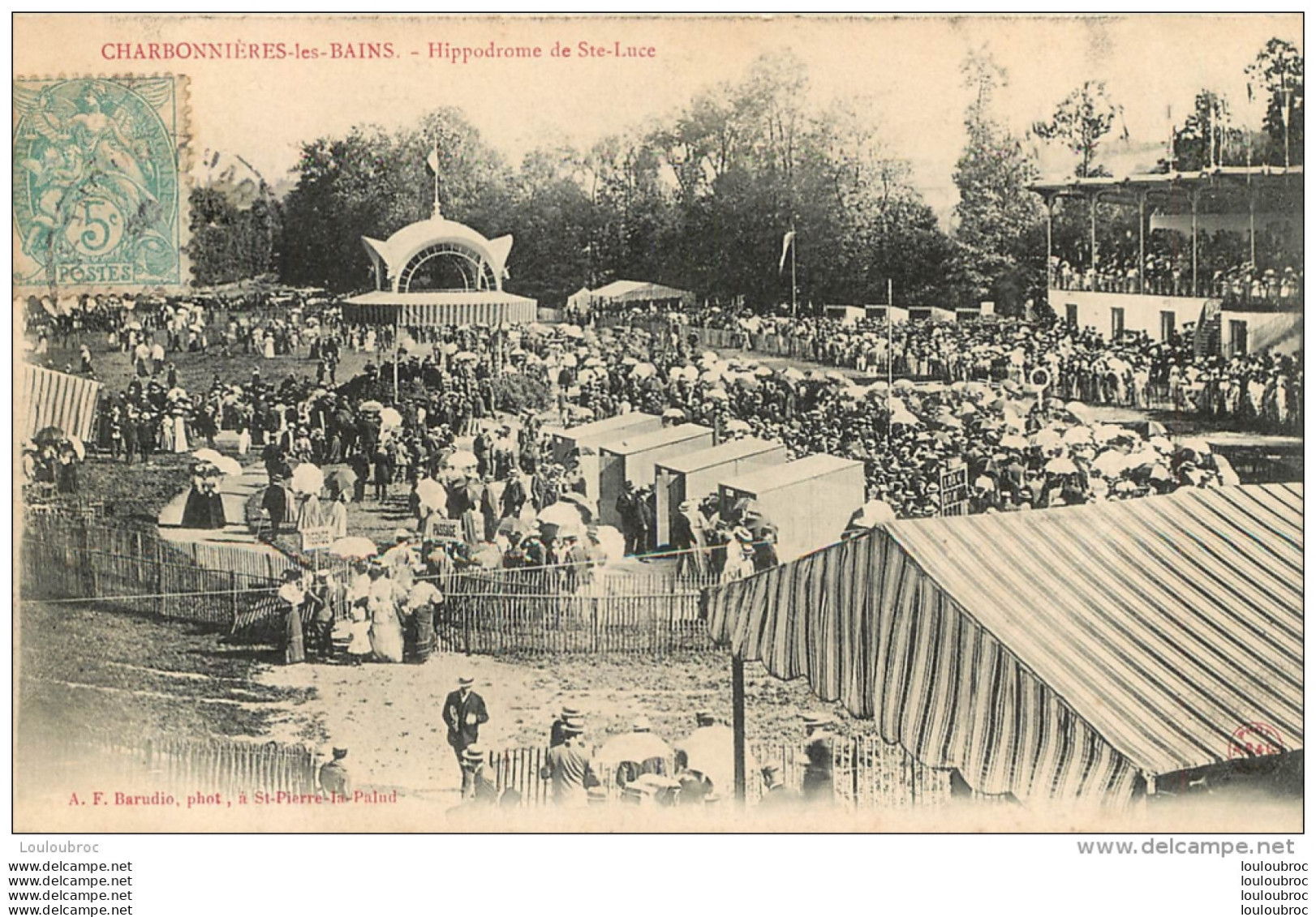 CHARBONNIERES LES BAINS HIIPPODROME DE SAINTE LUCE - Charbonniere Les Bains