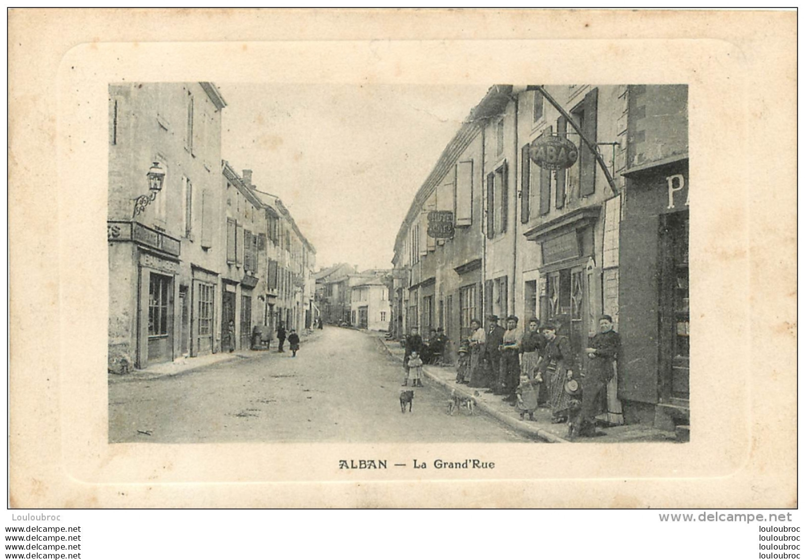 ALBAN  LA GRAND RUE - Alban