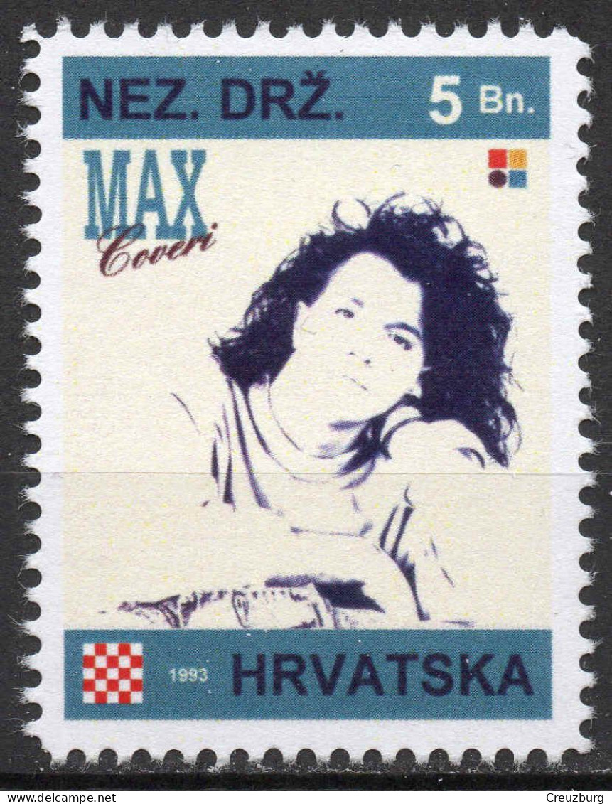 Max Coveri - Briefmarken Set Aus Kroatien, 16 Marken, 1993. Unabhängiger Staat Kroatien, NDH. - Croatia