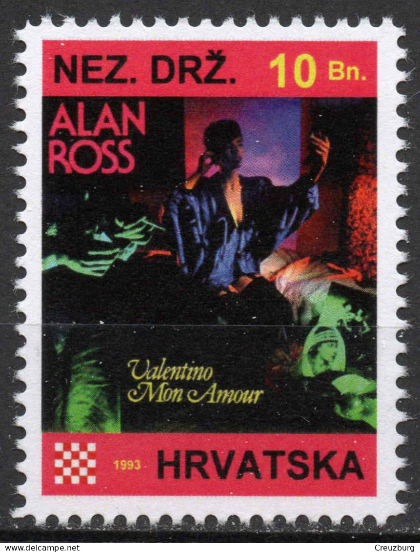 Alan Ross - Briefmarken Set Aus Kroatien, 16 Marken, 1993. Unabhängiger Staat Kroatien, NDH. - Kroatien
