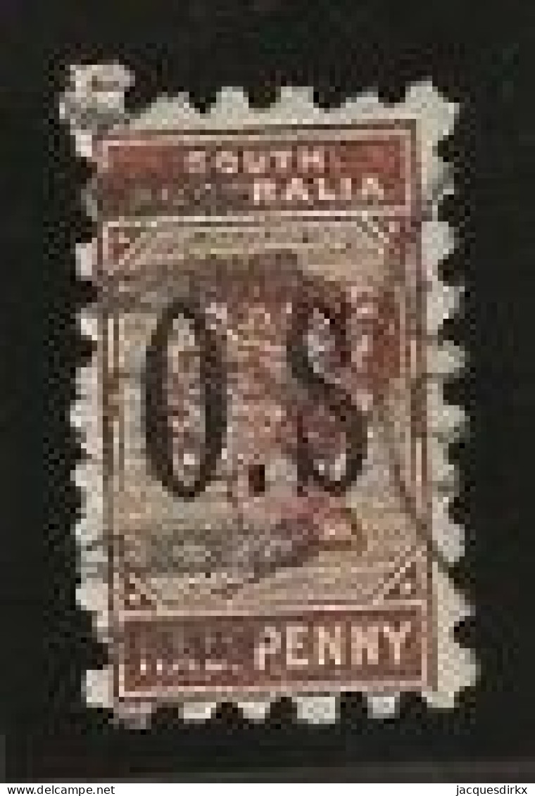 South  Australia     .   SG    .  O 60b  (2 Scans)     .   O      .     Cancelled - Used Stamps