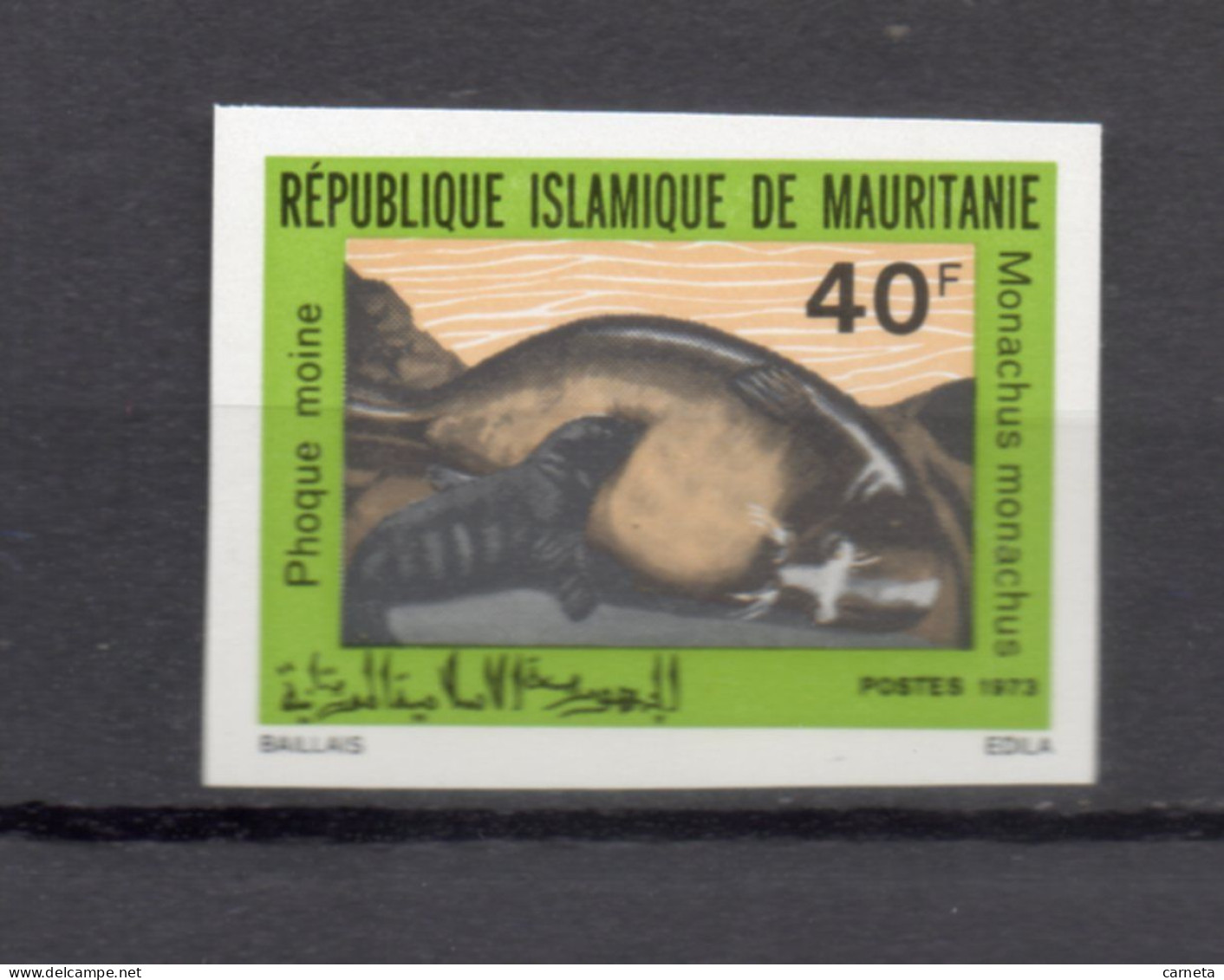 MAURITANIE    N° 305  NON DENTELE    NEUF SANS CHARNIERE   COTE ? €   ANIMAUX FAUNE - Mauritania (1960-...)