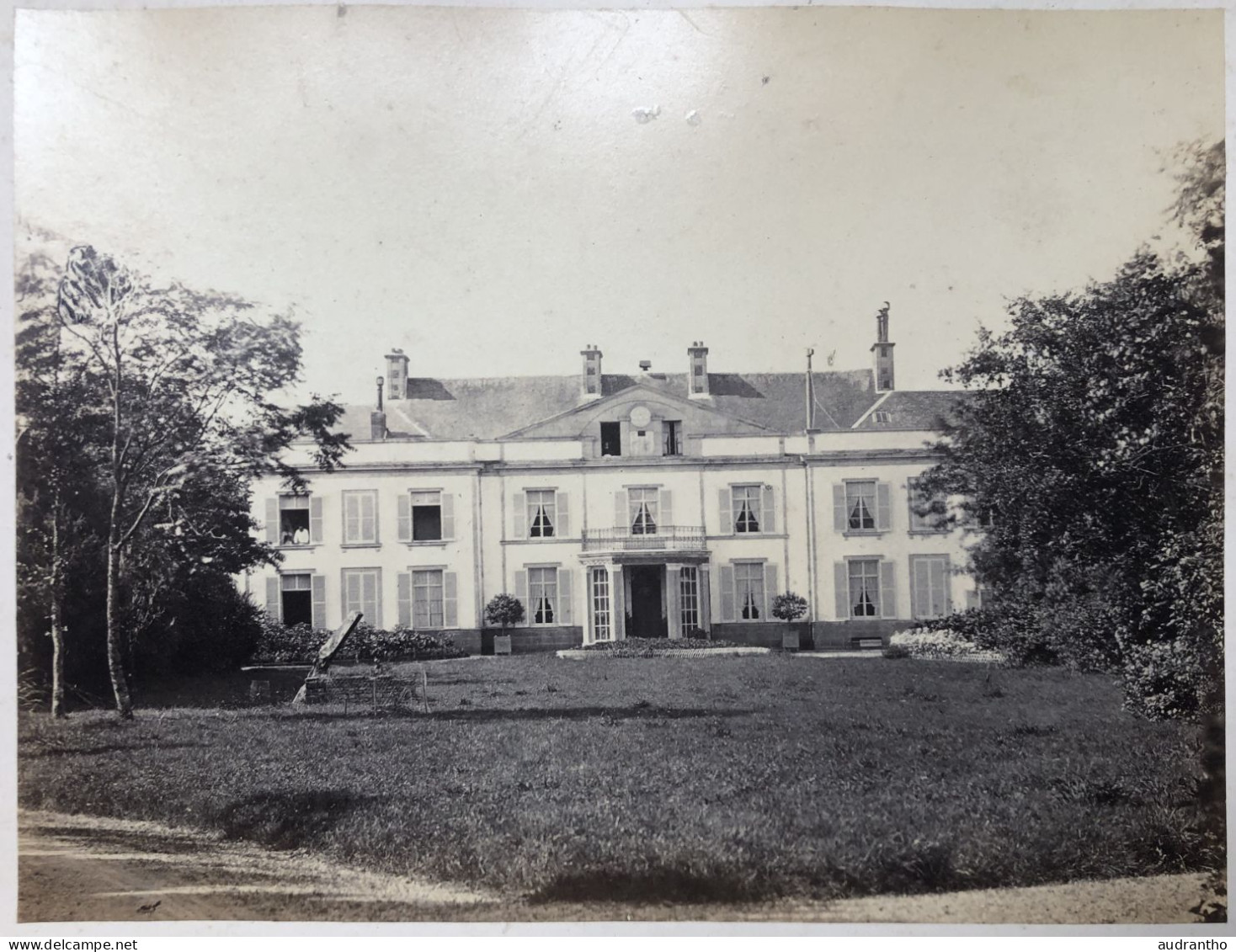 Grande Photographie Ancienne - 14 Souleuvre En Bocage - Château De Saint Denis Maisoncelles - Lieux