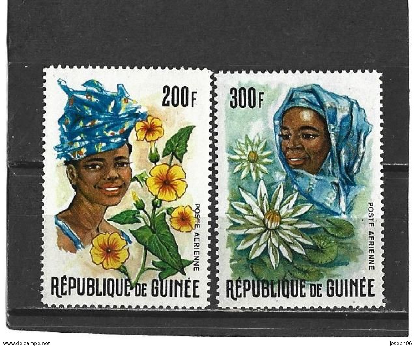 GUINEE  République  1966   Poste  Aérienne  Y.T.  N° 67  68   NEUF** - Guinée (1958-...)