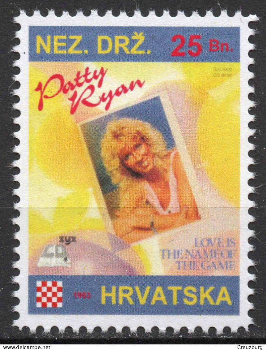 Patty Ryan - Briefmarken Set Aus Kroatien, 16 Marken, 1993. Unabhängiger Staat Kroatien, NDH. - Croatia