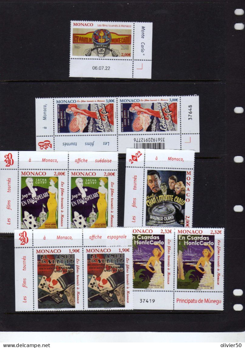 Monaco - Les Films Tournes A Monaco - Cinema - Affiches - Neufs** - MNH - Unused Stamps