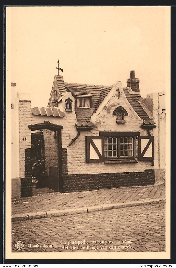 AK Blankenberghe, La Plus Petite Maison Des Environs  - Sonstige & Ohne Zuordnung