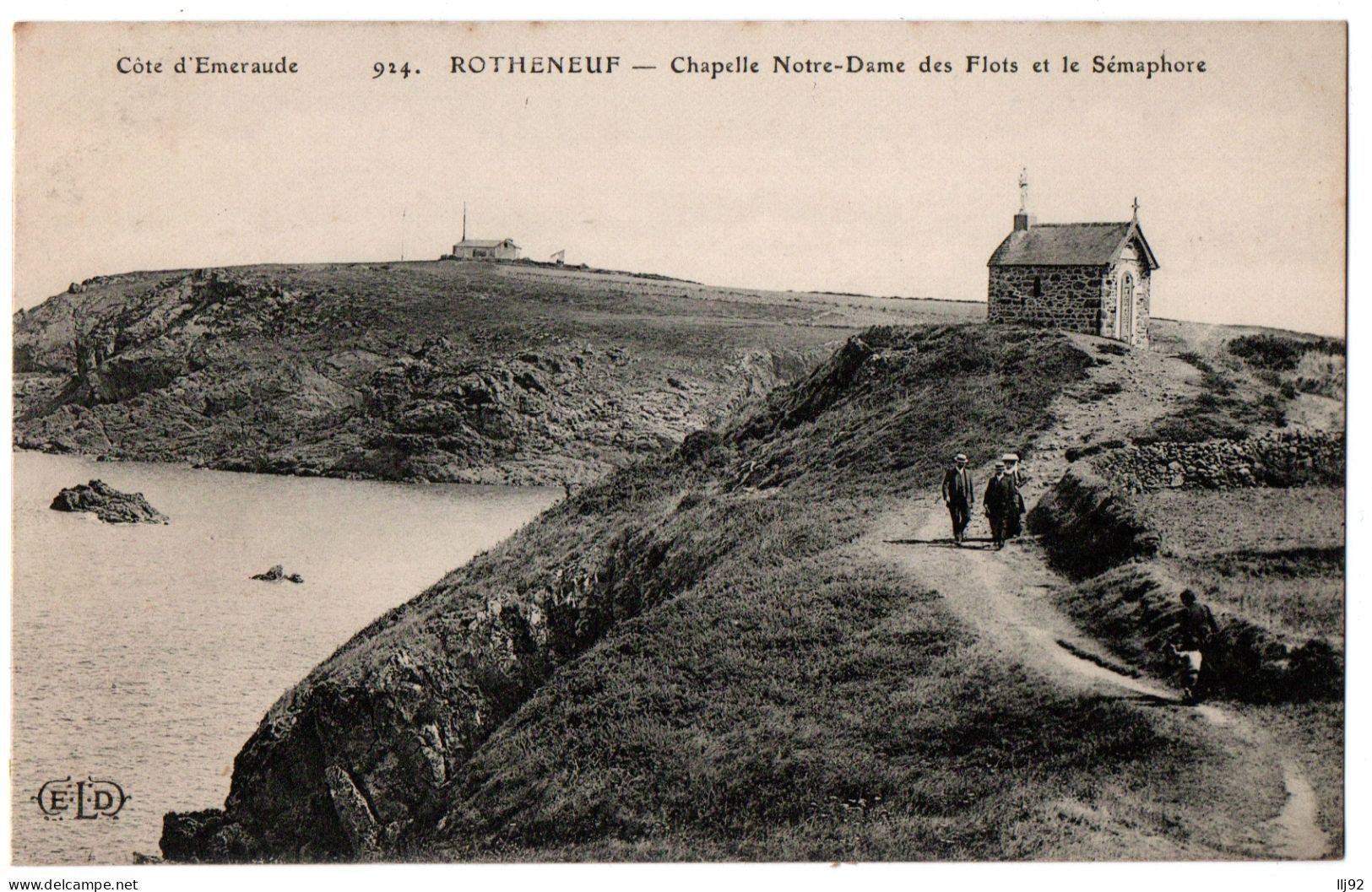 CPA 35 - ROTHENEUF (I. Et V.) - 924. Chapelle Notre-Dame Des Flots Et Sémaphore - Rotheneuf