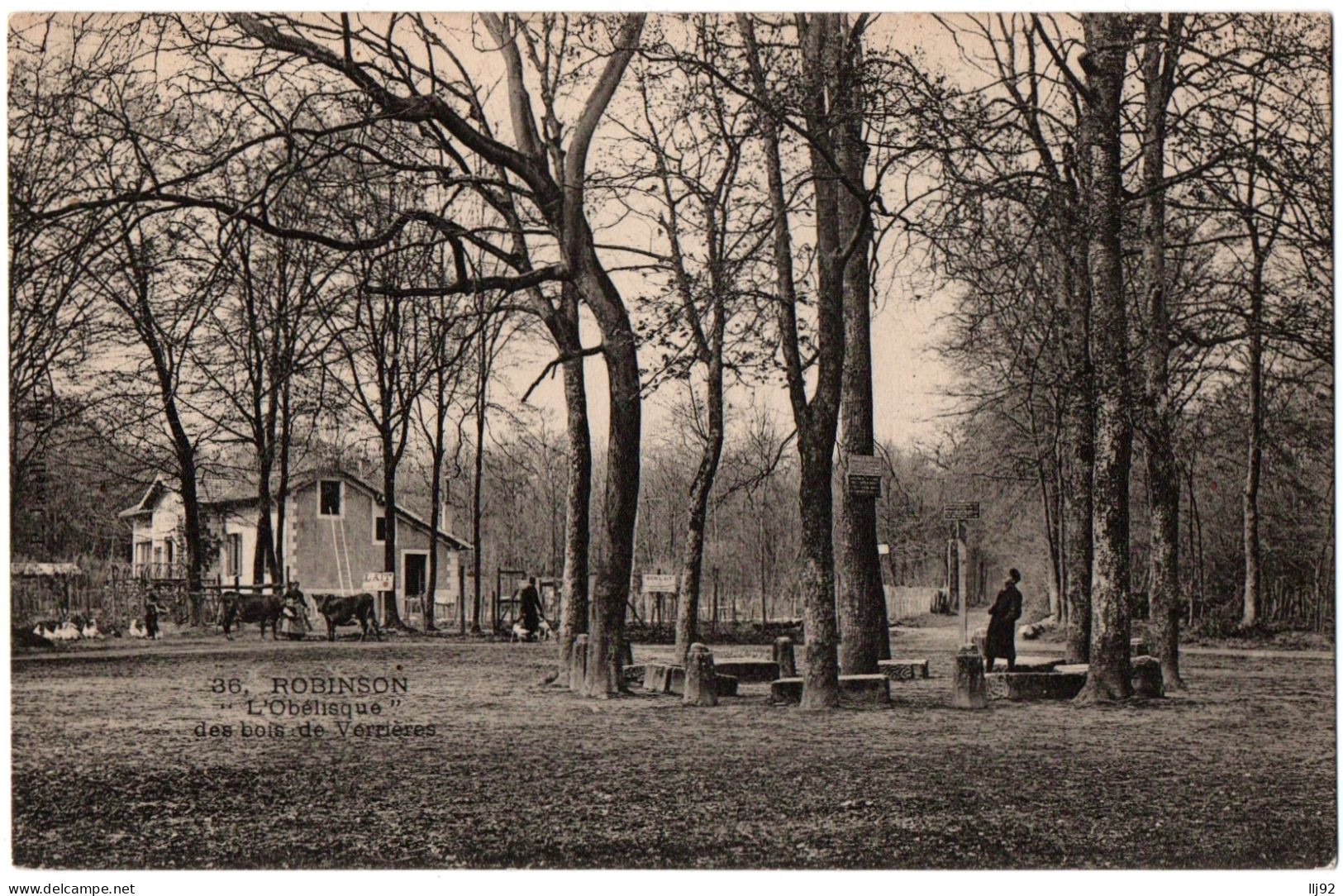 CPA 92 - ROBINSON (Hauts De Seine) - 36. "L'Obelisque" Des Bois De Verrières - Le Plessis Robinson