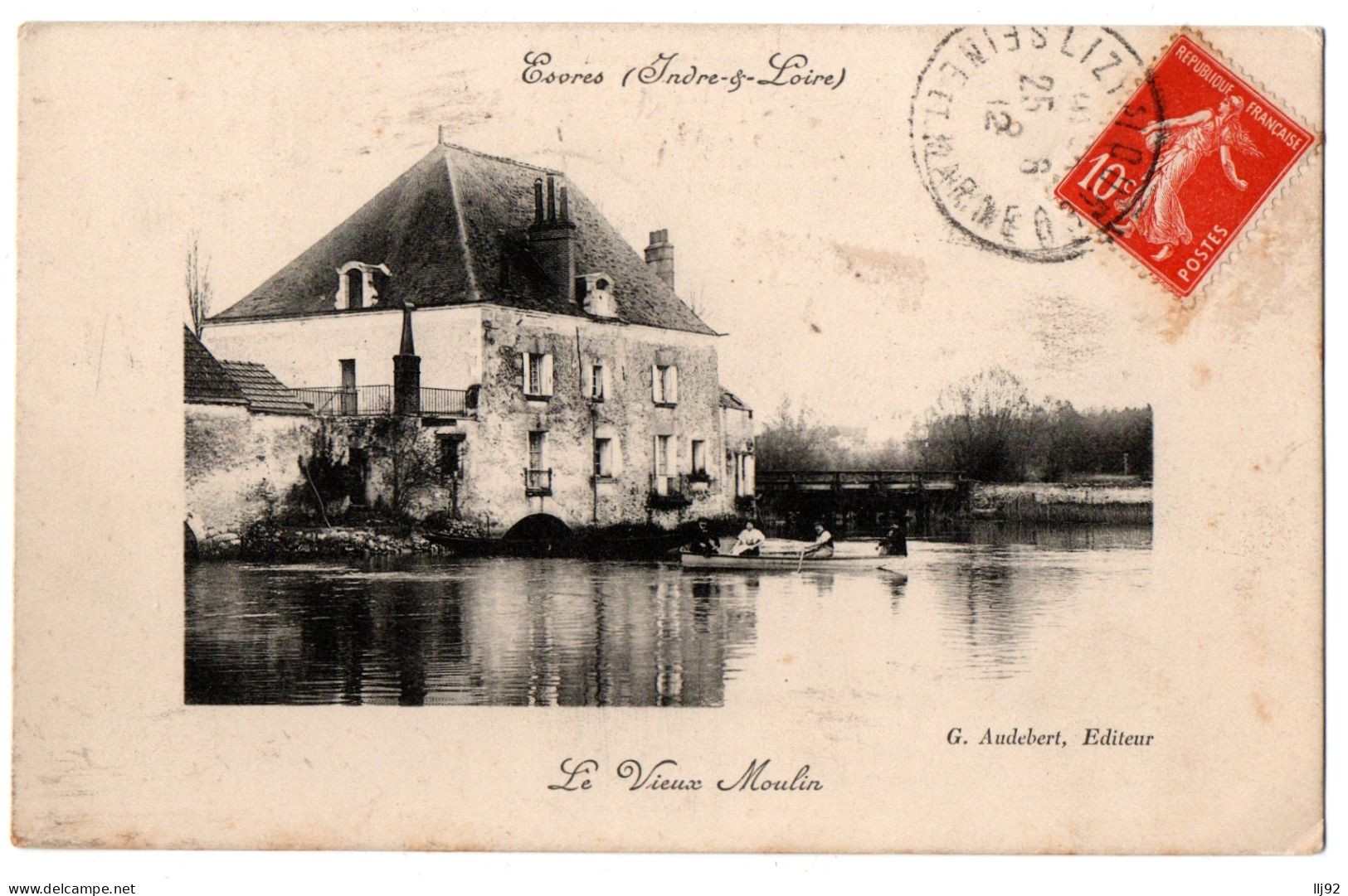 CPA 37 - ESVRES (Indre Et Loire) - Le Vieux Moulin - Ed. G. Audebert - Autres & Non Classés