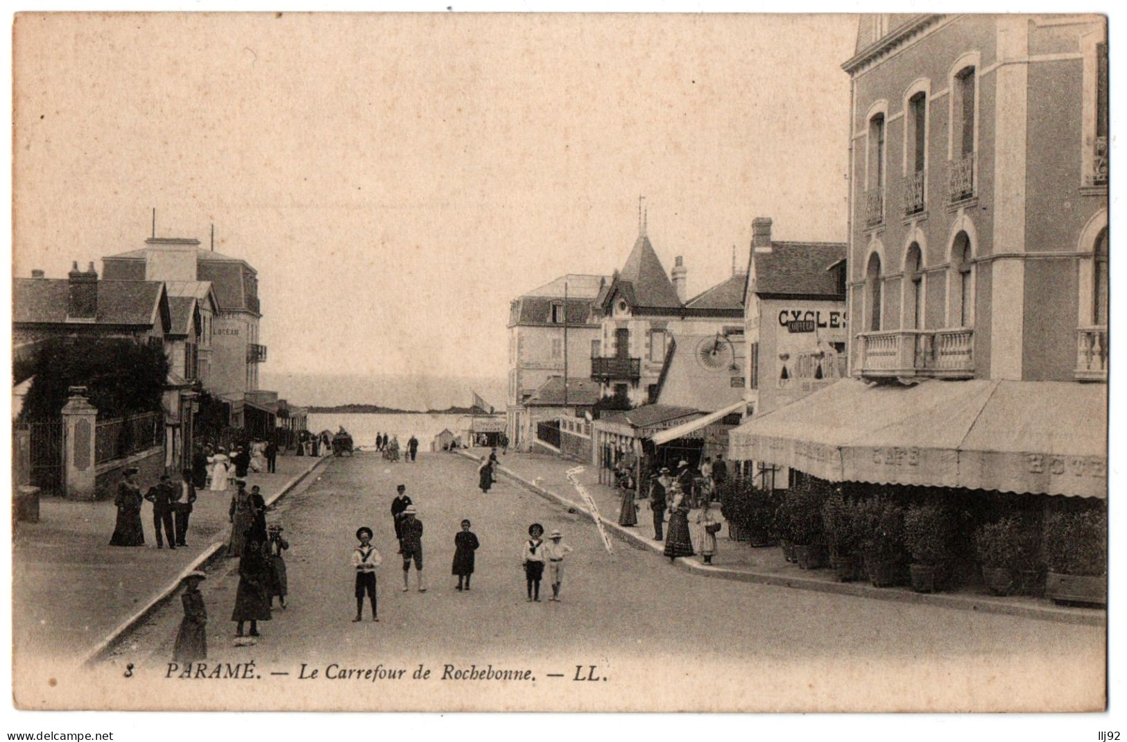 CPA 35 - PARAME (Ille Et Vilaine) - Le Carrefour De Rochebonne - LL - Parame