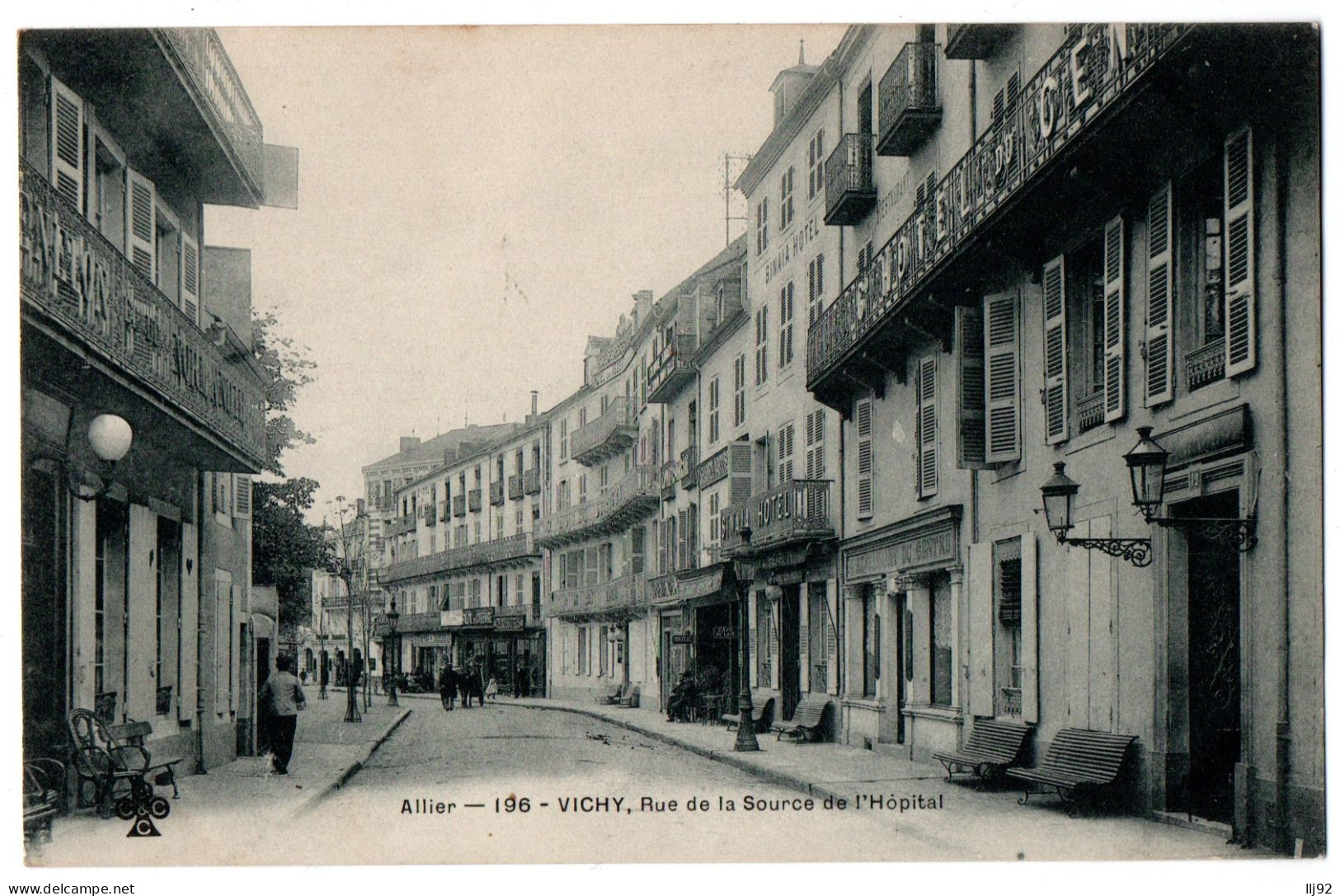 CPA 03 - VICHY (Allier) - 196. Rue De La Source De L'Hôpital - Vichy