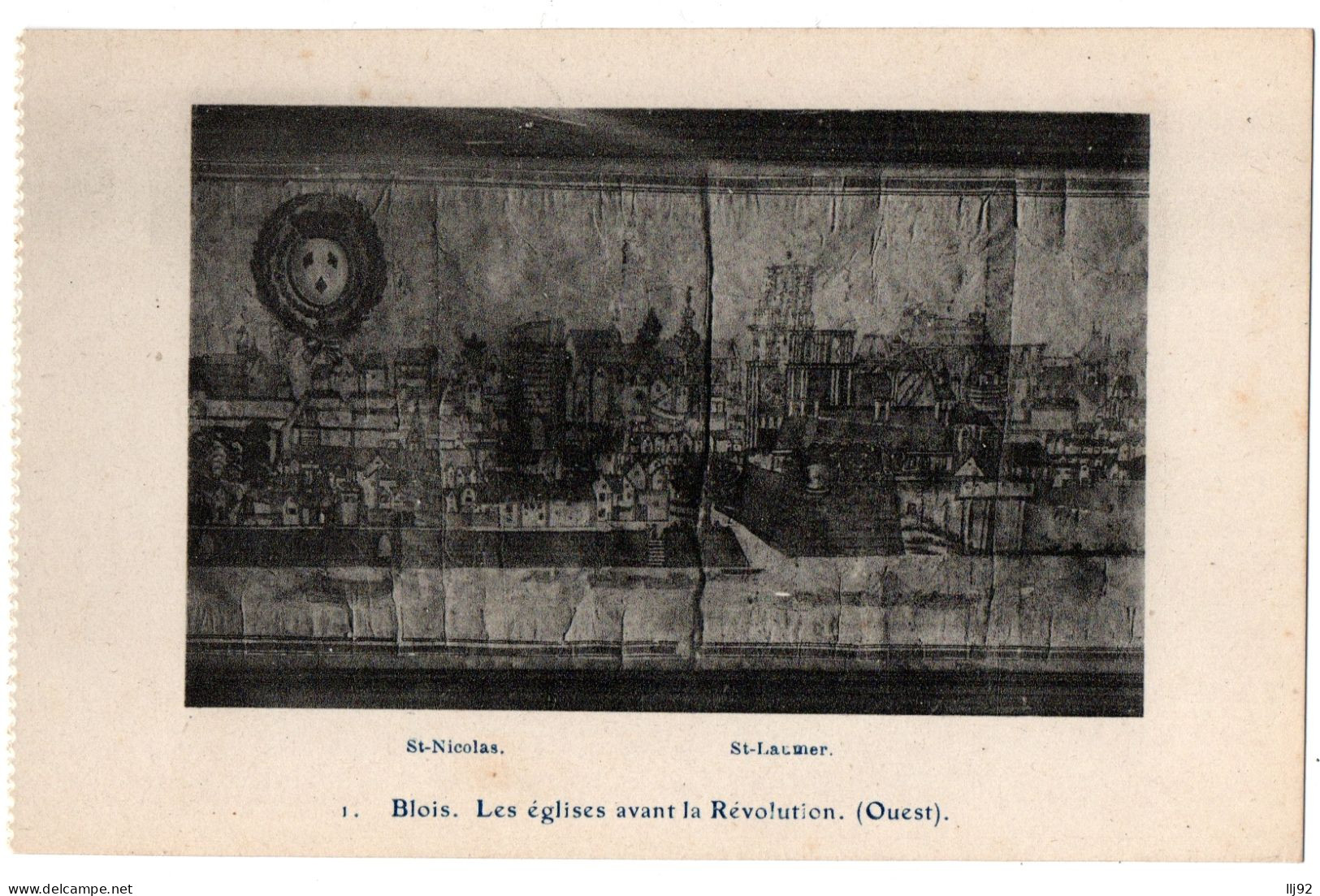 CPA 41 - BLOIS (Loir Et Cher) - 1. Les églises Avant La Révolution (ouest) - Blois