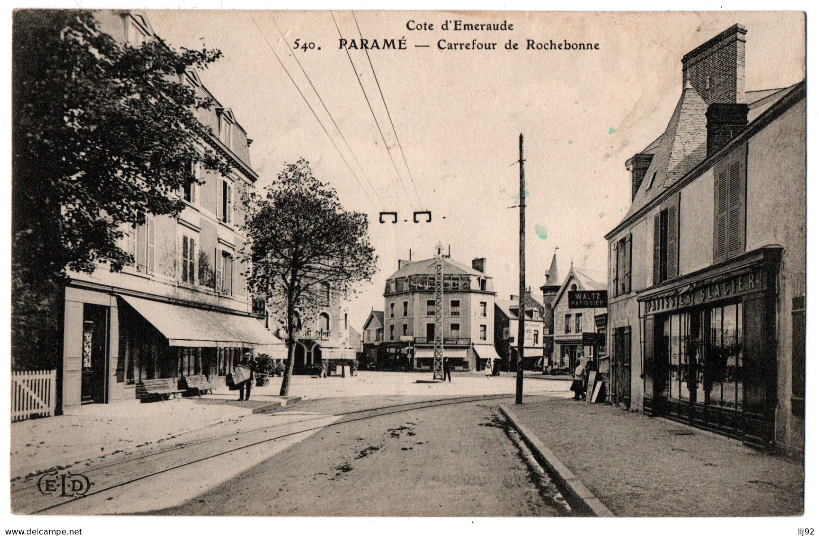 CPA 35 - PARAME (Ille Et Vilaine) - 540. Carrefour De Rochebonne - ELD - Parame