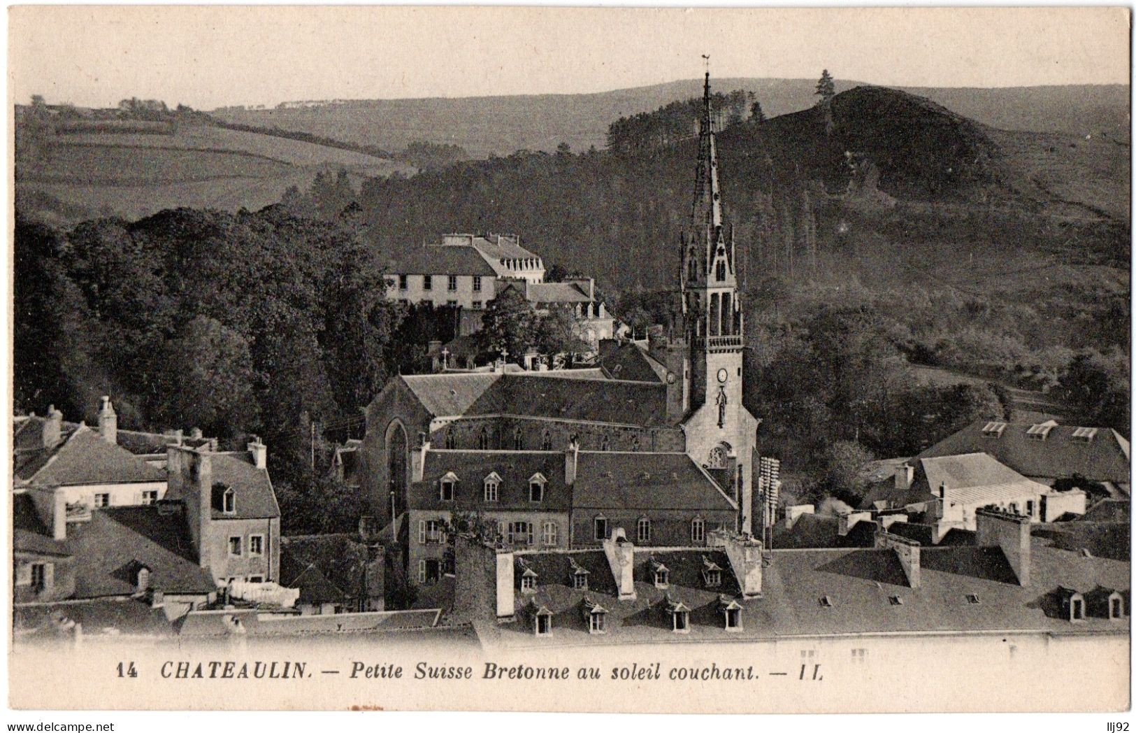 CPA 29 - CHATEAULIN (Finistère) - 14. Petite Suisse Bretonne Au Soleil Couchant - Châteaulin