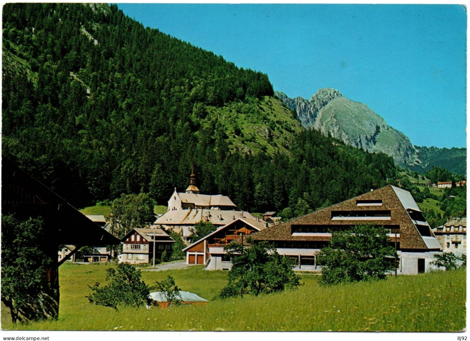 CPSM GF 74 - ABONDANCE (Haute Savoie) - L'Abbaye - Abondance