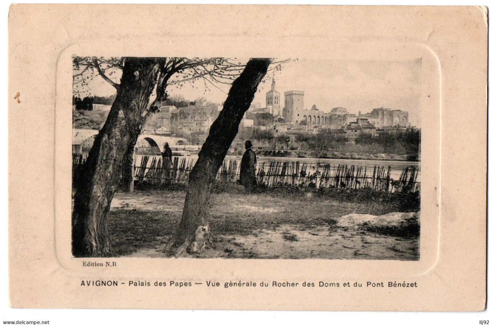 CPA 84 - AVIGNON (Vaucluse) - Palais Des Papes - Vue Générale Du Rocher Des Doms - Avignon