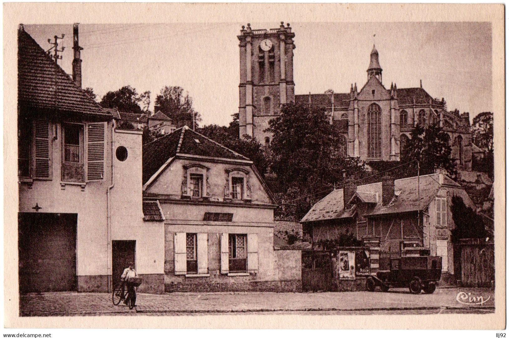 CPA 60 - CHAUMONT EN VEXIN (Oise) - L'Eglise St-Jean-Baptiste, Côté Sud - Chaumont En Vexin