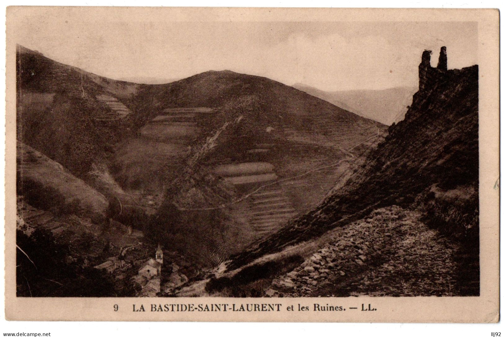 CPA 48 - La BASTIDE SAINT LAURENT(Lozère) - 9. Et Les Ruines - LL - Other & Unclassified