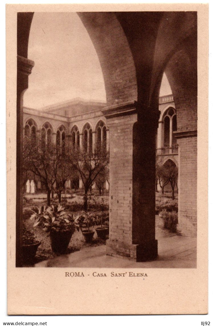 CPA ITALIE - ROMA - Casa Sant'Elena - Ed. Francescane Missionarie Di Maria - Autres Monuments, édifices