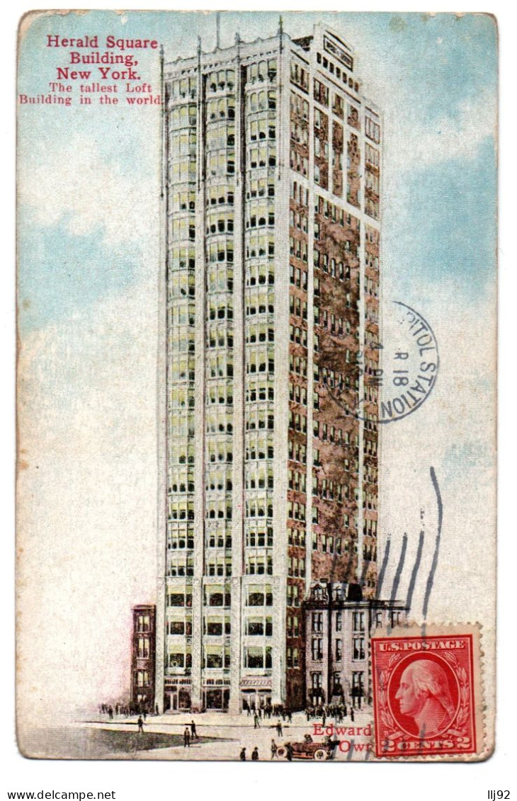 CPA - USA - NEW YORK - Herald Square Building, The Tallest Loft Building  - Other & Unclassified