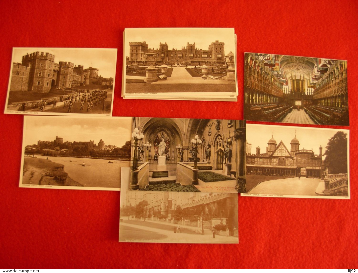 CPA UK - 20 Old Postcards From WINDSOR CASTLE - Lot De 20 CPA De Windsor - 5 - 99 Postcards