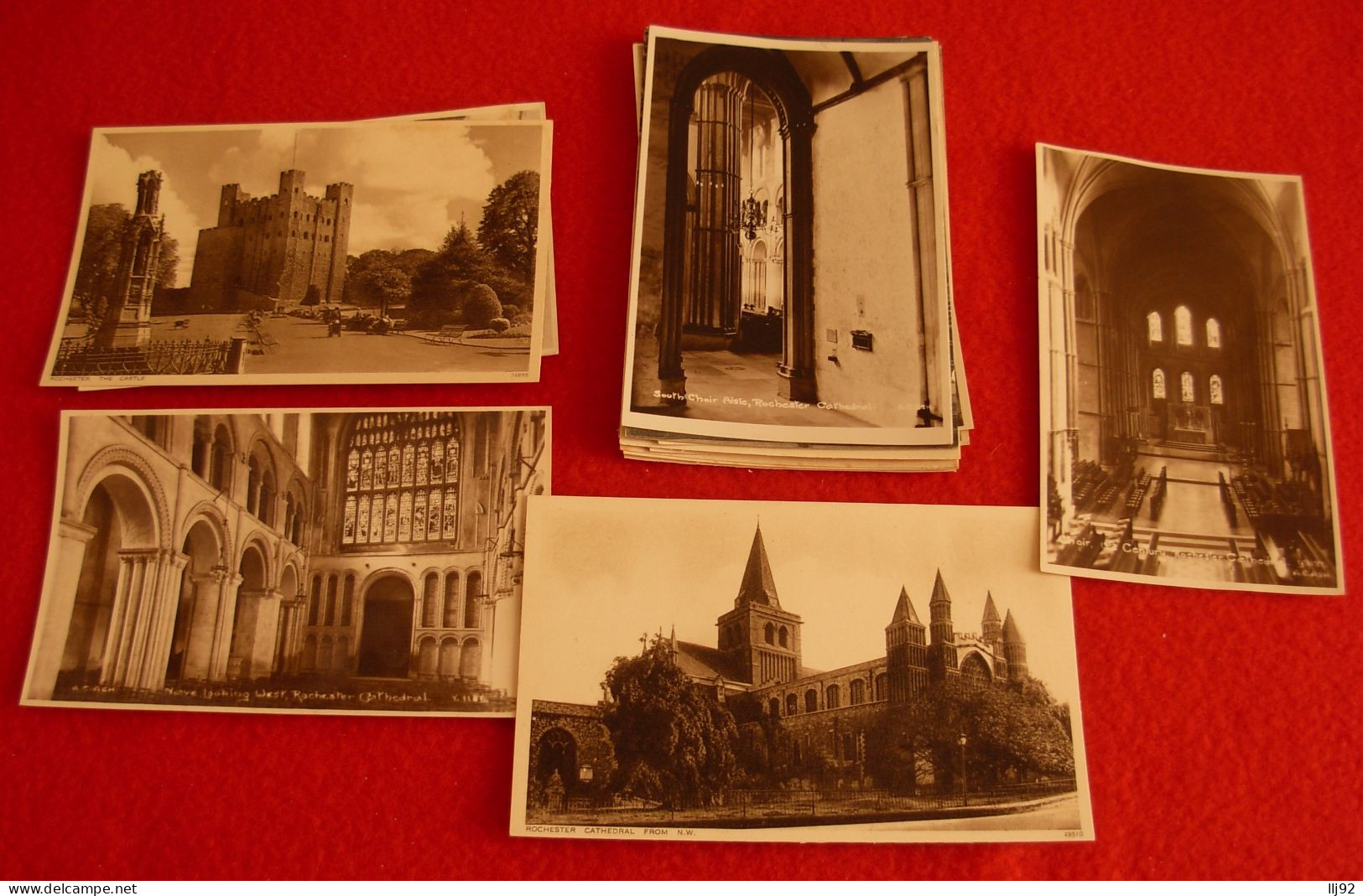 CPA UK - 16 Old Postcards From ROCHESTER Cathedrale - Lot De 16 CPA  - 5 - 99 Cartoline