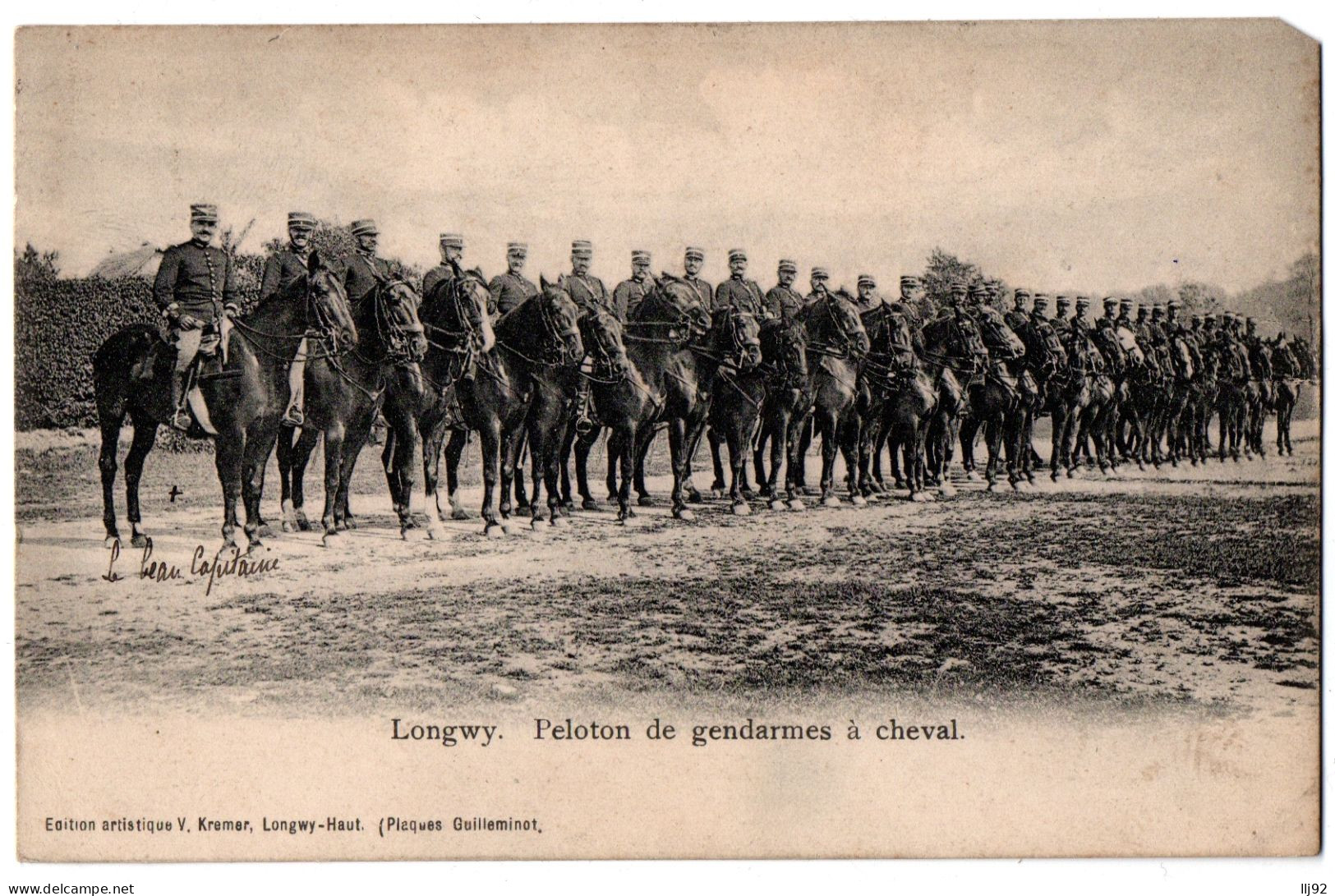 CPA 54 - LONGWY (Meurthe Et Moselle) - Peloton De Gendarmes à Cheval - Longwy