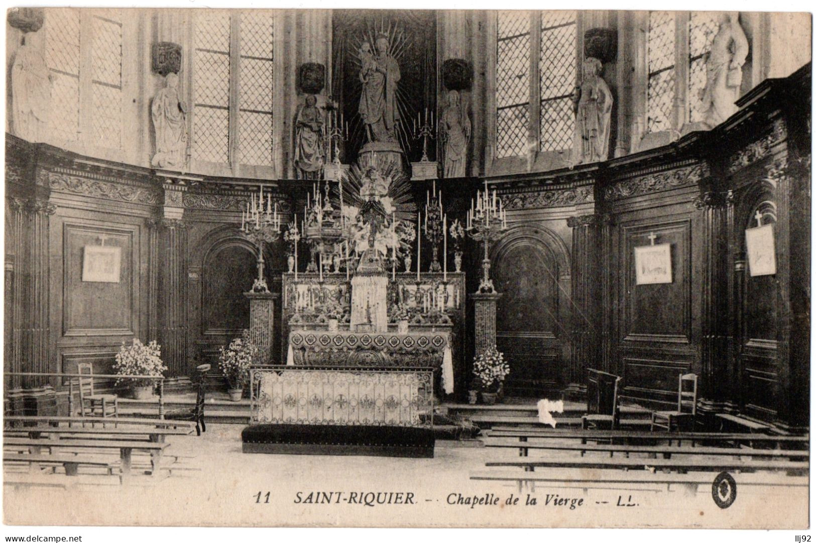 CPA 80 - SAINT RIQUIER (Somme) - 11. Chapelle De La Vierge - LL - Saint Riquier