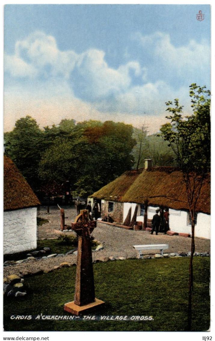 CPA GLASGOW - Crois A'Chlachain. The Village Cross - Scottisch Exhibition 1911 - Lanarkshire / Glasgow