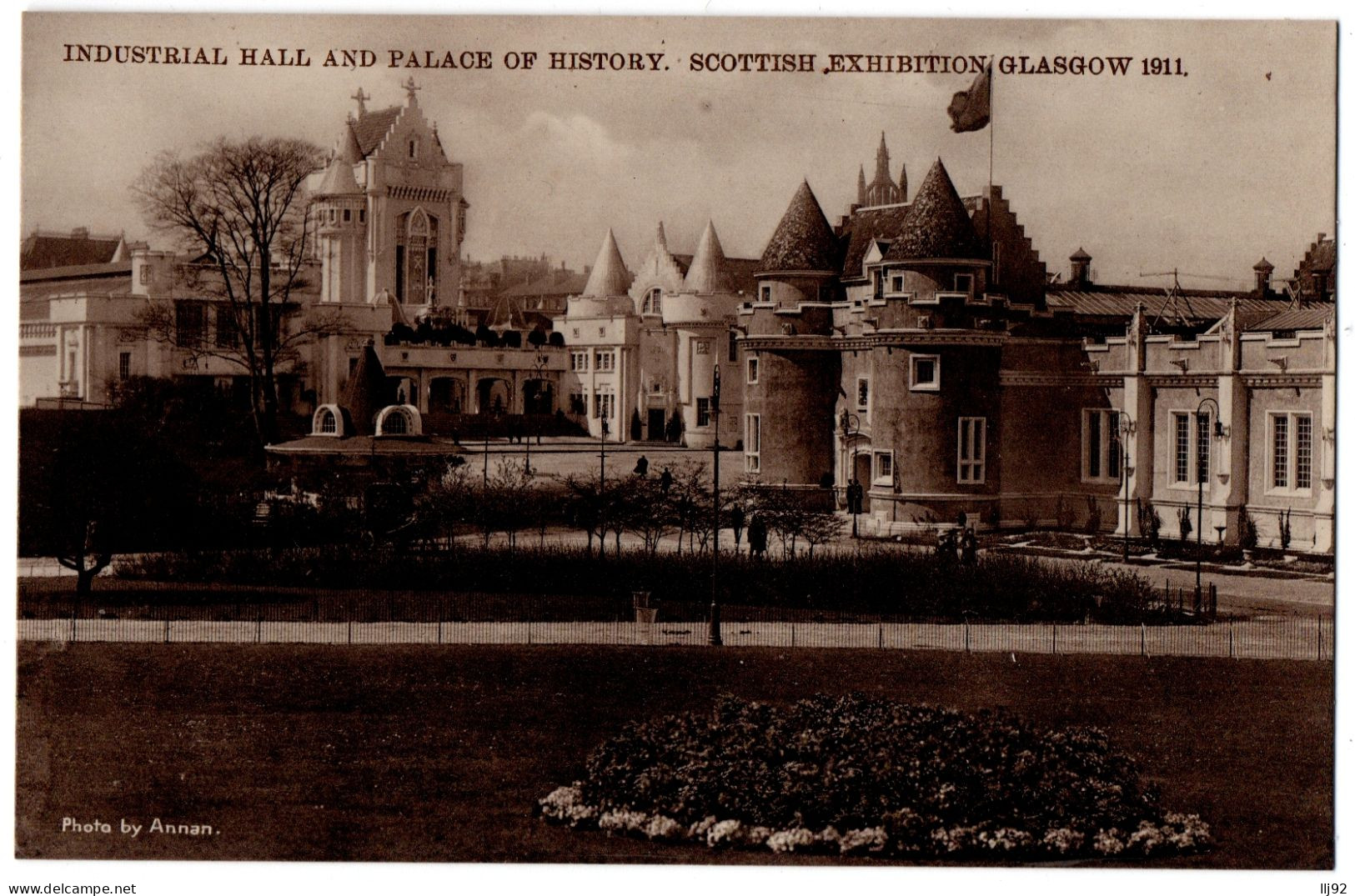 CPA GLASGOW - Industrial Hall And Palace Of History. Scottisch Exhibition 1911 - Lanarkshire / Glasgow