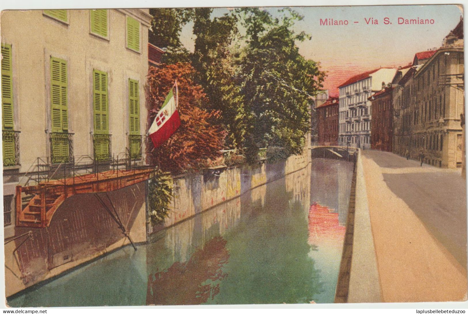CPA - ITALIE - LOMBARDIA - MILANO - Via S. Damiano - 1917 - Milano (Milan)