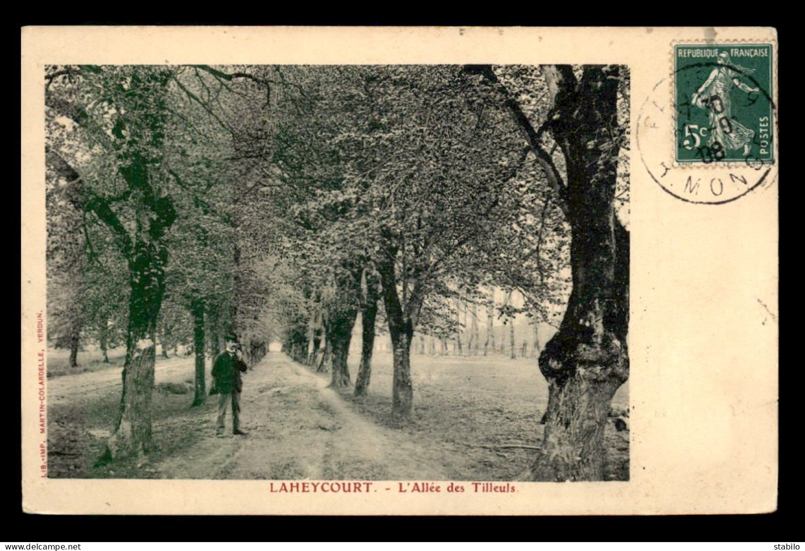 55 - LAHEYCOURT - L' ALLEE DES TILLEULS - EDITEUR MARTIN-COLARDELLE - Autres & Non Classés