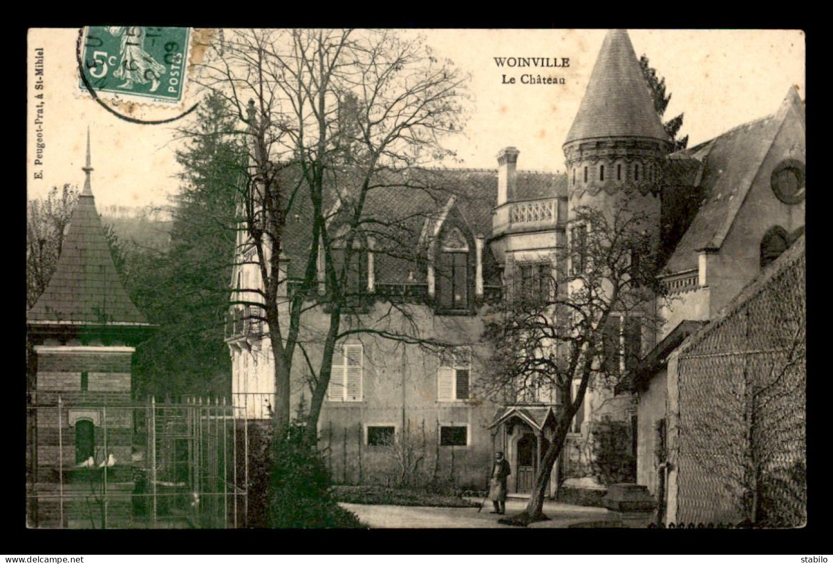 55 - WOINVILLE - LE CHATEAU - EDITEUR E. PEUGEOT-PRAT - Autres & Non Classés