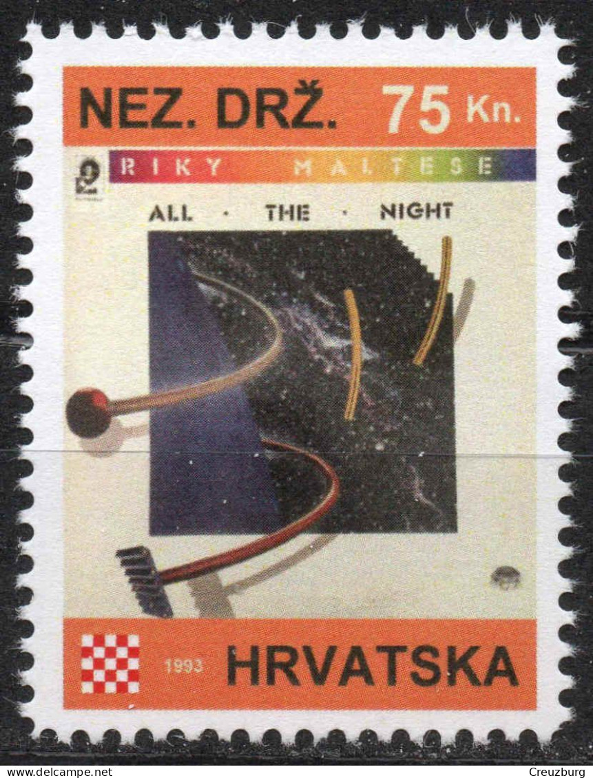 Ricky Maltese - Briefmarken Set Aus Kroatien, 16 Marken, 1993. Unabhängiger Staat Kroatien, NDH. - Croatia