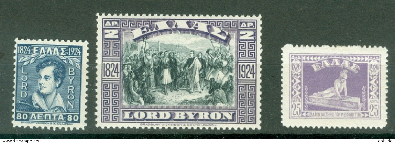 Grèce Yvert  345/346 Et 347  *  TB   - Unused Stamps