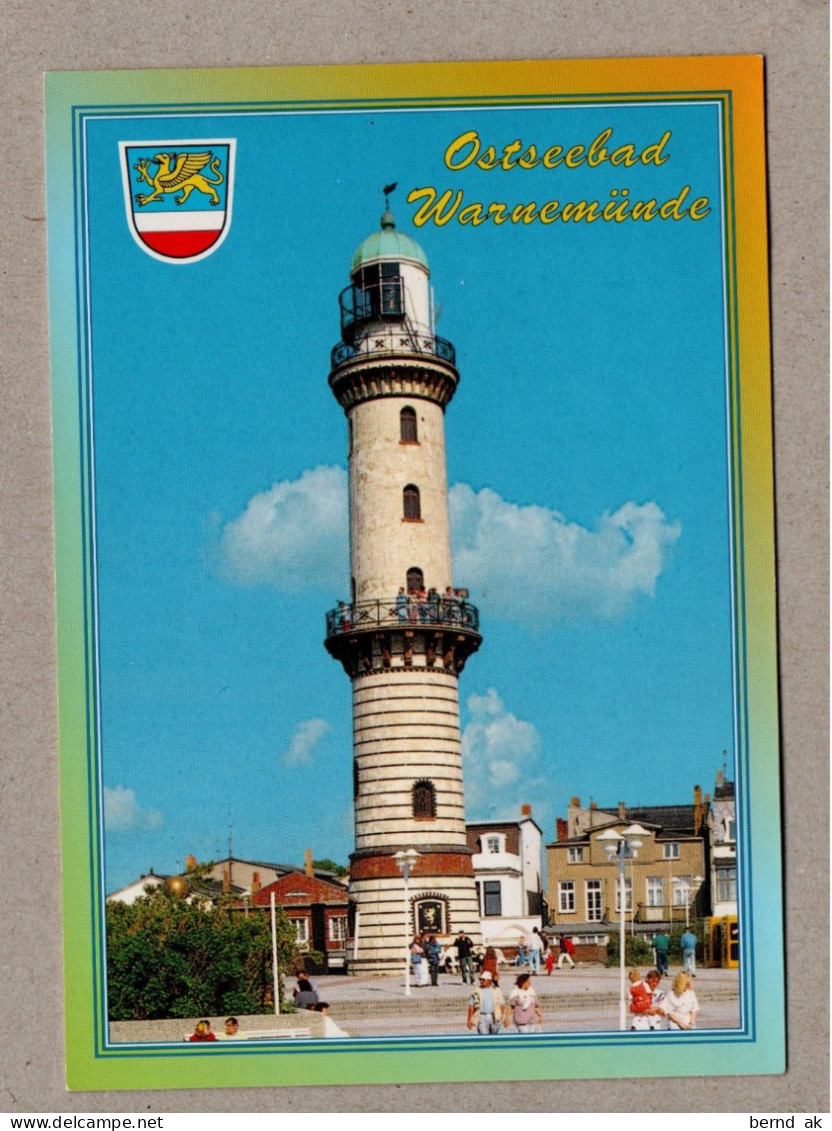 A0152} BRD - AK :  Leuchtturm Faro Lighthouse - Rostock  Warnemünde - Phares