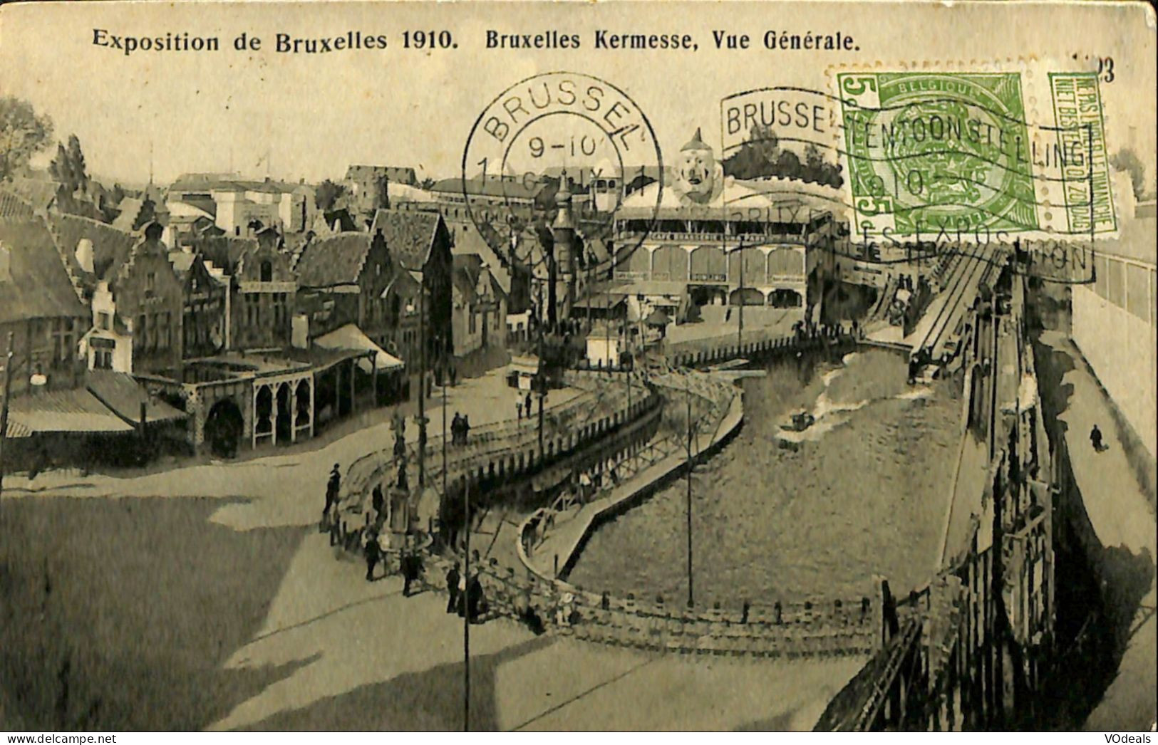 Belgique - Brussel - Bruxelles - Exposition De Bruxelles 1910 - Bruxelles Kermesse - Vue Générale - Universal Exhibitions