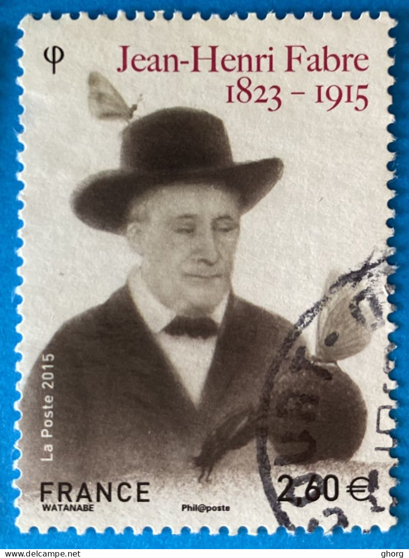 France 2015 : Jean-Henri Fabre, Entomologiste Français N° 4980 Oblitéré - Used Stamps