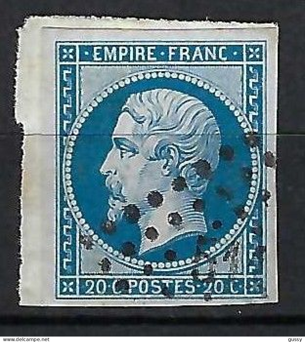FRANCE Classique, B Obl. PC Des Villes Sur TP Isolés: PC 511 (Brest,1) Sur Y&T 14A - 1853-1860 Napoléon III