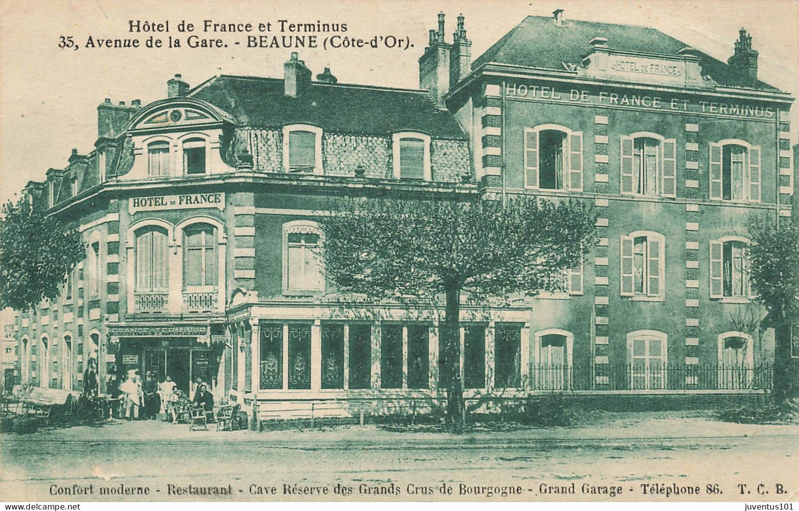 CPA Beaune-Hôtel De France Et Terminus    L2924 - Beaune