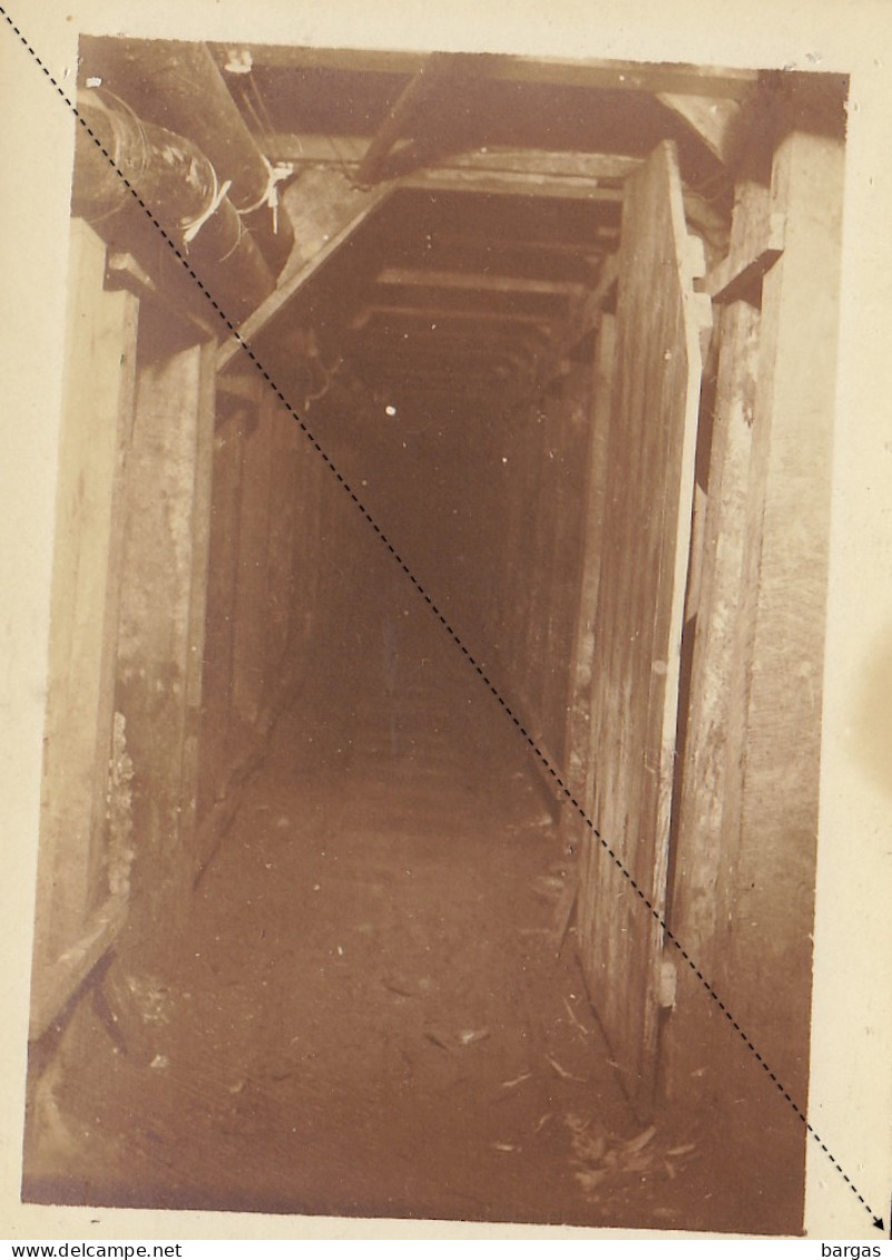 Photo Guerre 14-18 WW1 Les Eparges PC Entrée Tunnel Galerie Abri Transversale G - Verdun Meuse - Guerre, Militaire