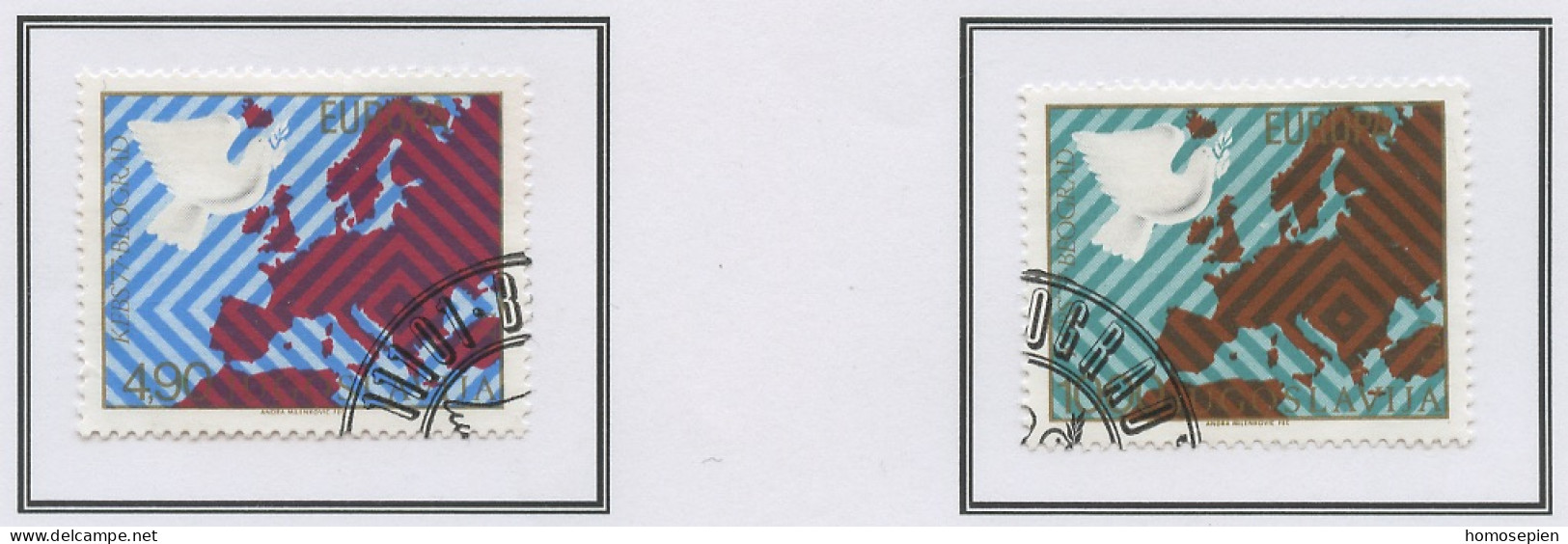 Yougoslavie - Jugoslawien - Yugoslavia 1977 Y&T N°1580 à 1581 - Michel N°1692 à 1693 (o) - EUROPA - Used Stamps
