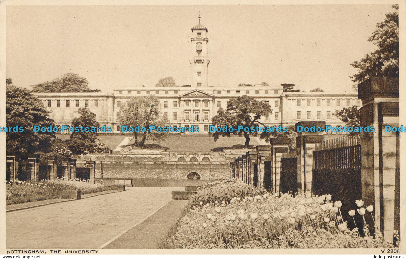 R000329 Nottingham. The University. Photochrom. No V2206 - Monde