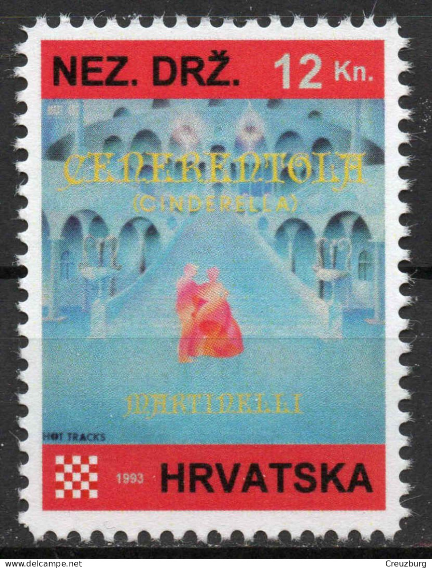 Martinelli - Briefmarken Set Aus Kroatien, 16 Marken, 1993. Unabhängiger Staat Kroatien, NDH. - Croatia