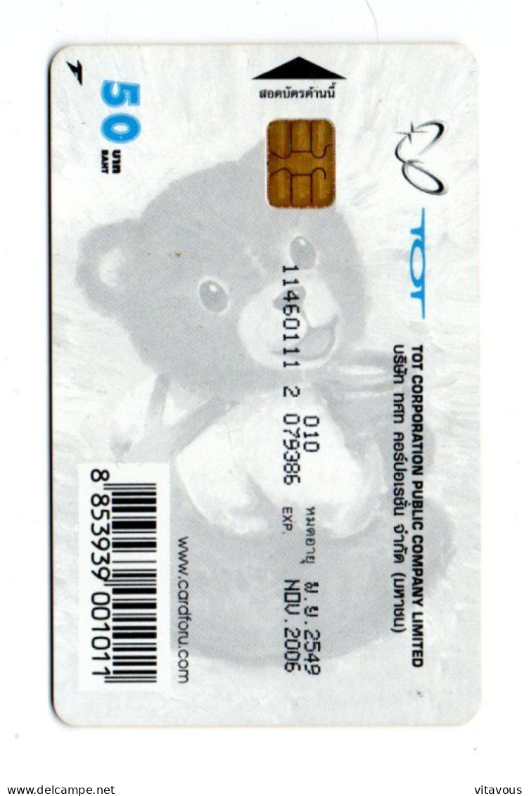 NOUNOURS TEDDY Bear Jouet Spiel Télécarte Puce Thaïlande Phonecard (K 427) - Thailand