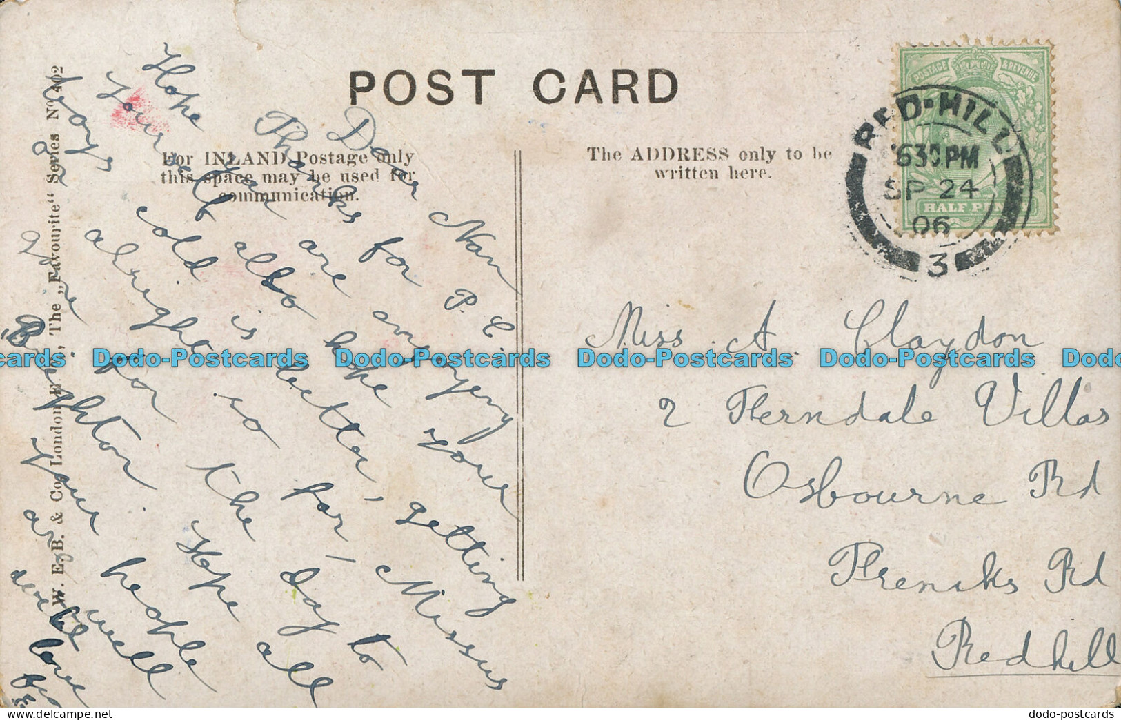 R000336 Miss Isabel Jay. W.E.B. & Co. 1906 - Monde
